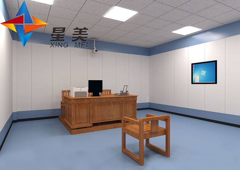 抗擊20萬次！司法機構指定談話室防撞軟包材料技術